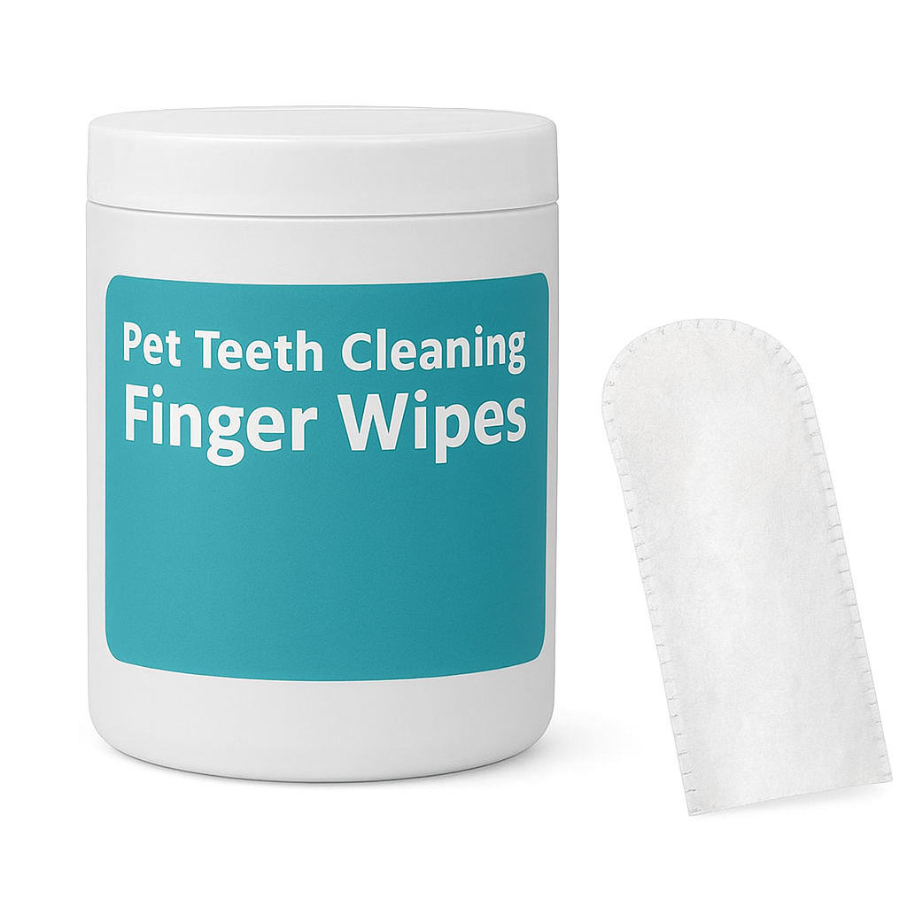 Disposable Dental Finger Wipes For Pets